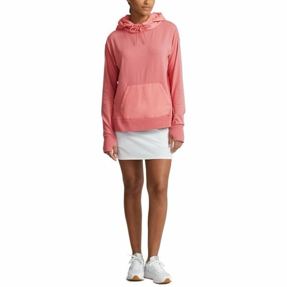NWT-RLX- Ralph Lauren-Hybrid Performance Fleece Hoodie Desert Rose- Size XL - Picture 3 of 14
